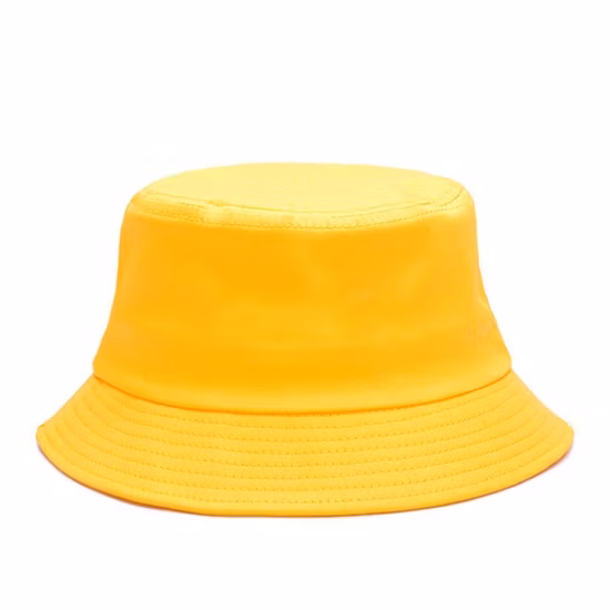 Good Service Plain Color White Custom Cotton Designer Summer Crochet Bucket Hat